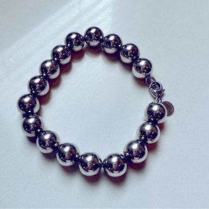 Tiffany 10mm Sterling Silver Bead Bracelet